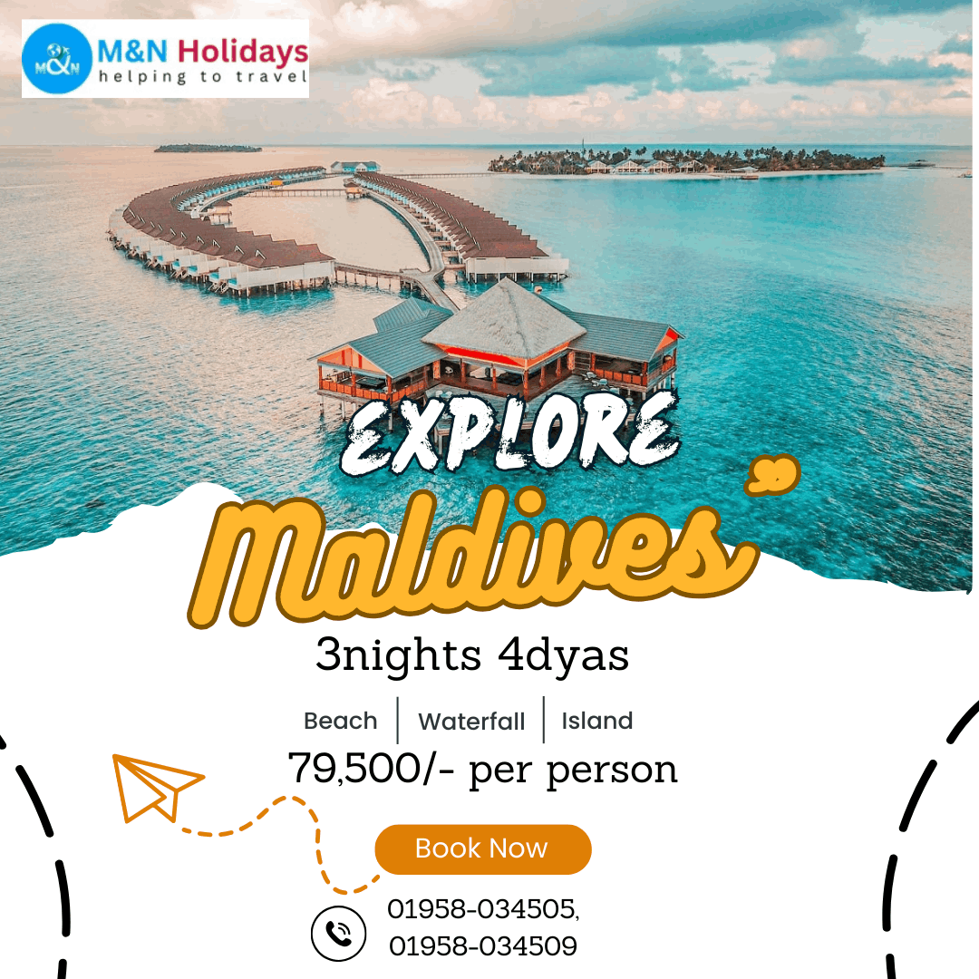 3 Nights Maldives  Tour Package