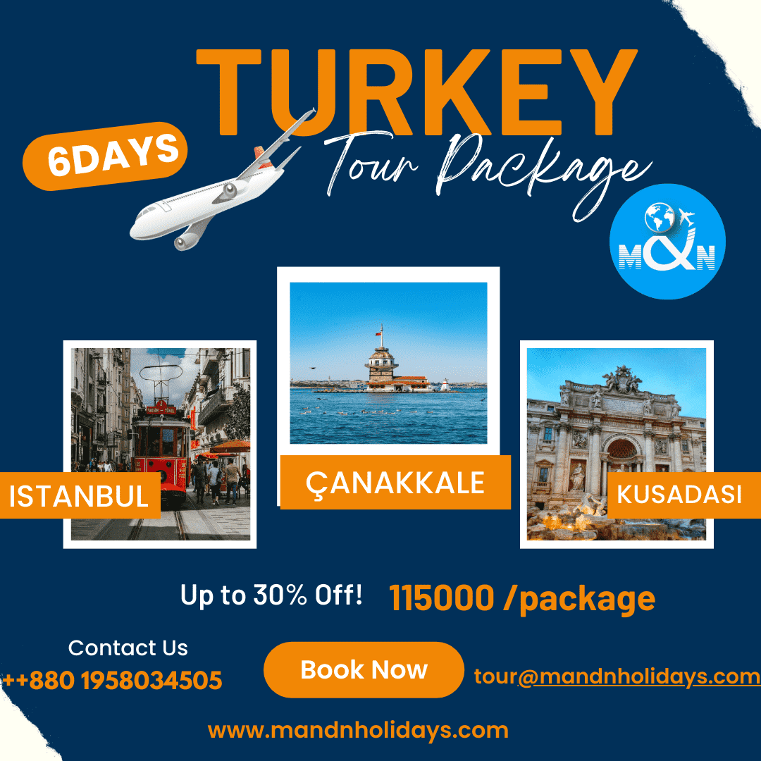 6 NIGHTS ISTANBUL | CANAKKALE | KUSADASI & PAMUKKALE TOUR PACKAGE