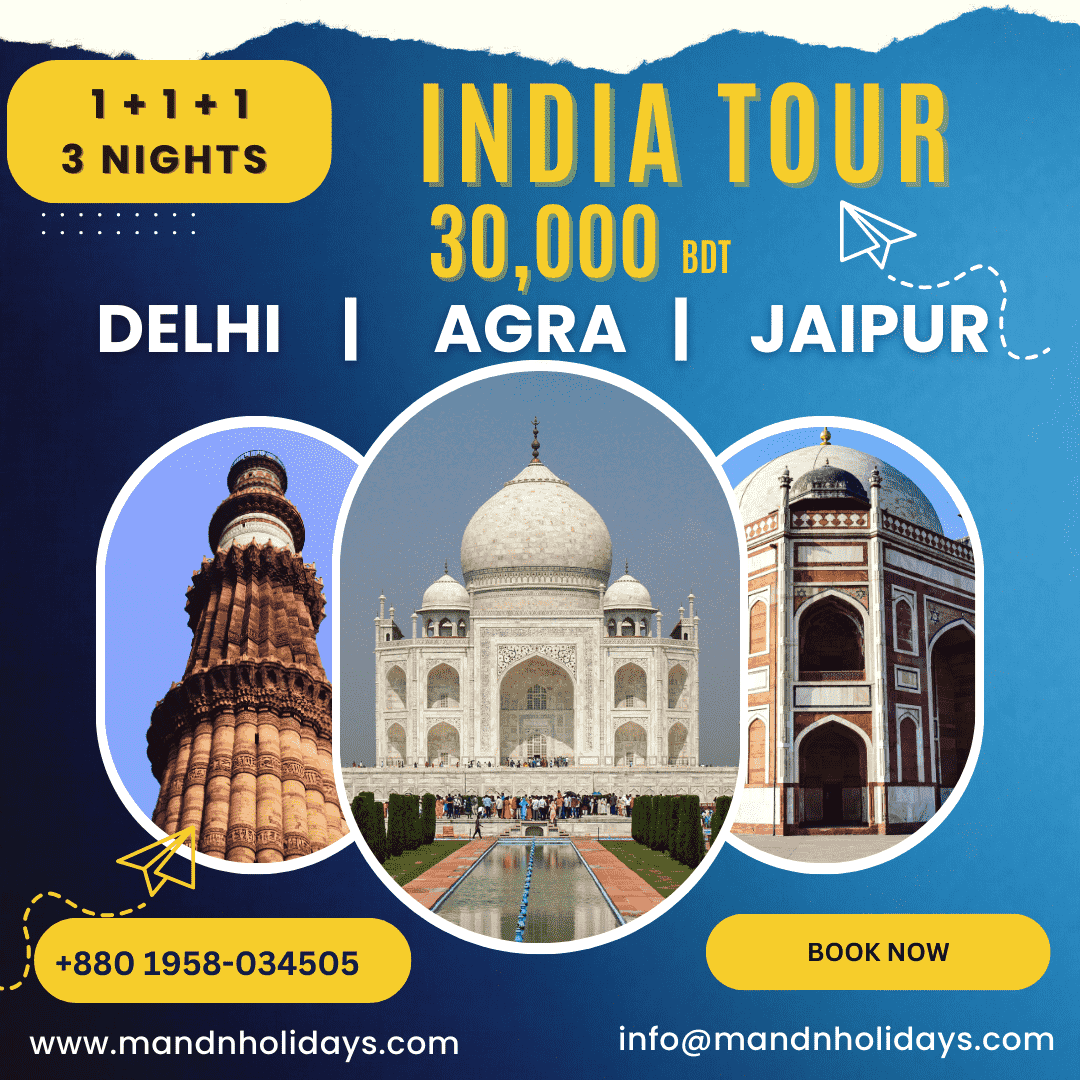 3 NIGHTS DELHI | AGRA | JAIPUR TOUR PACKAGE