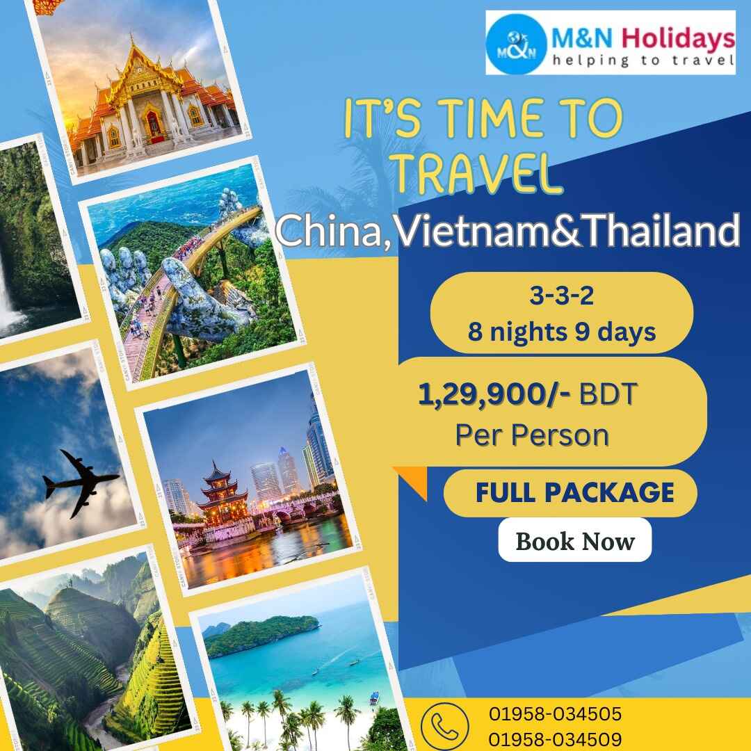 8 NIGHTS CHINA, VIETNAM & THAILAND TOUR