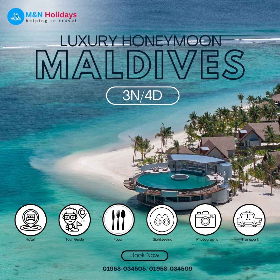 3 NIGHTS MALDIVES LUXURY HONEYMOON PACKAGE