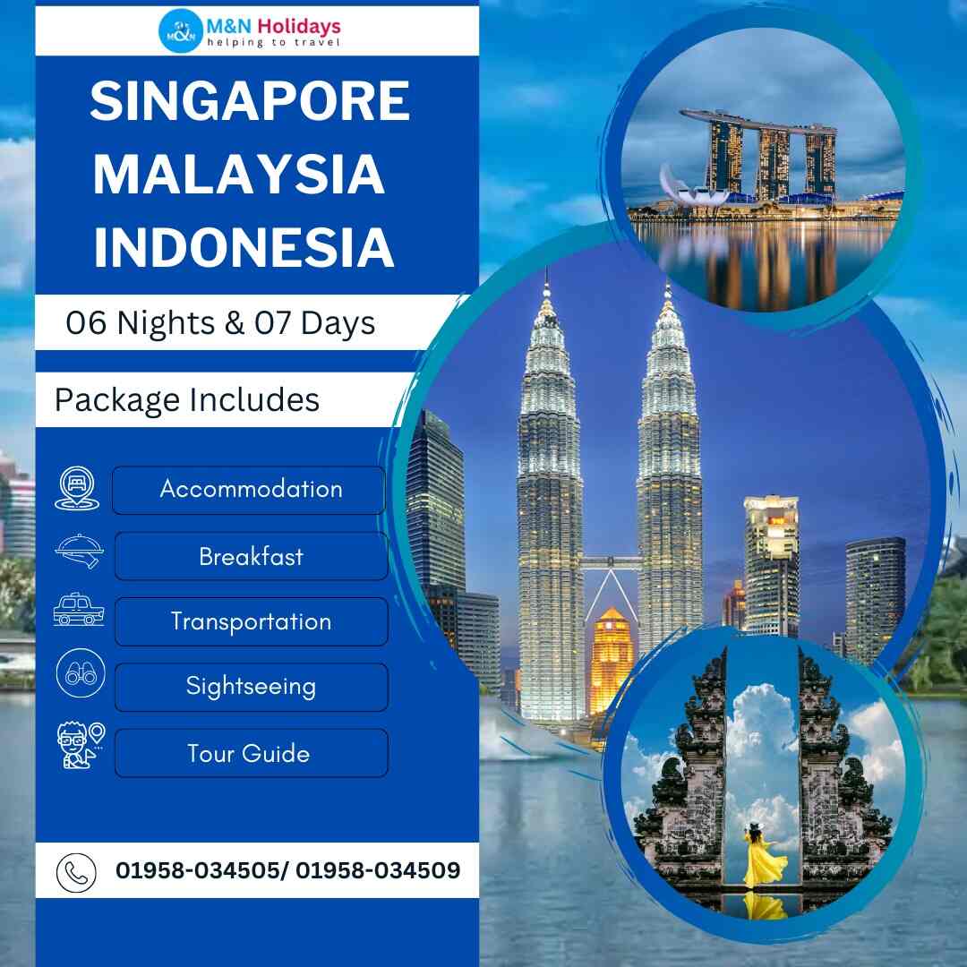 6 NIGHTS SINGAPORE | MALAYSIA | INDONESIA BALI | LAND PACKAGE