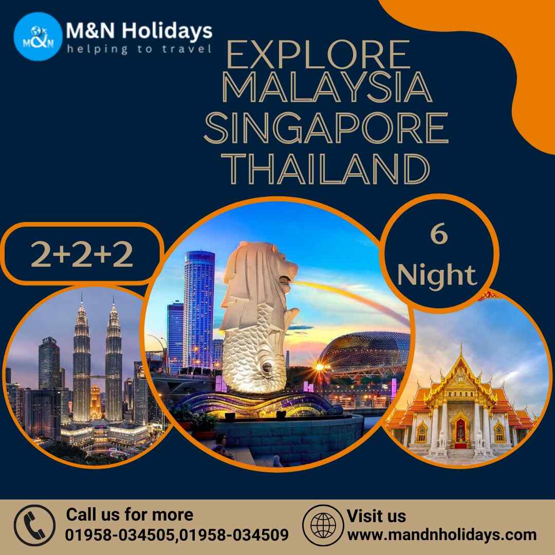 Executive 6 Nights Tour For Singapore, Malaysia & Thailand