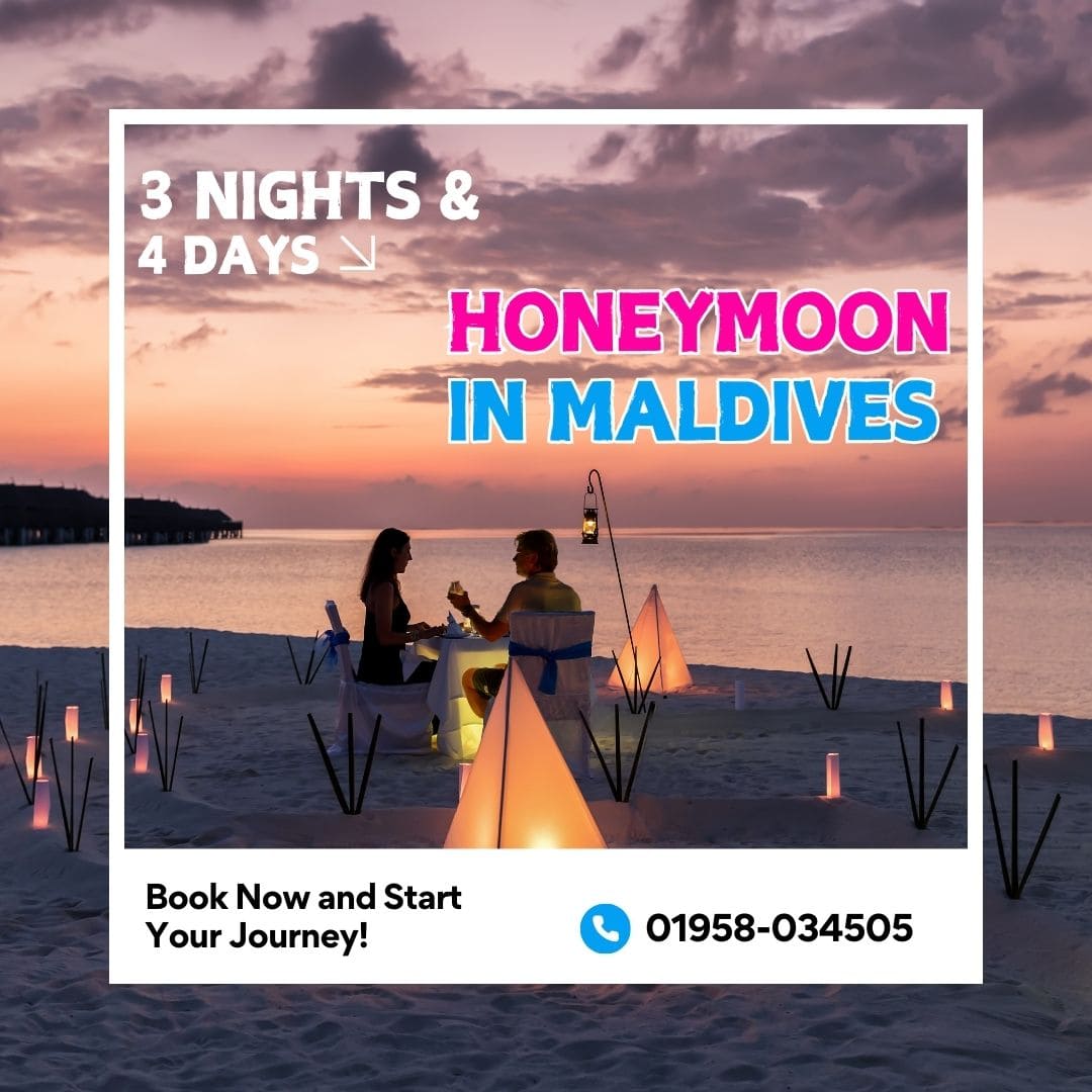 3 Nights Maldives Luxury Honeymoon Package