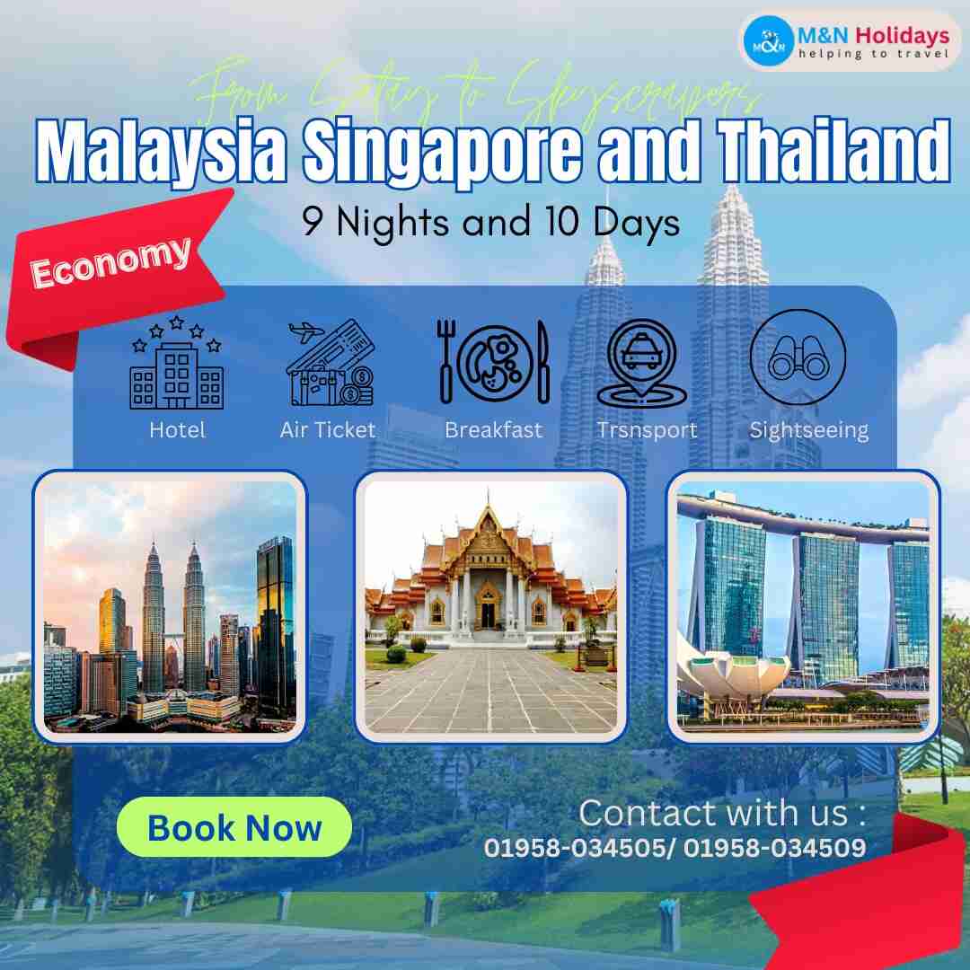 9 Nights Singapore, Malaysia & Thailand Economy Tour