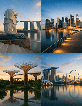Arrival At Singapore